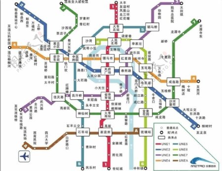 成都地铁规划图片
