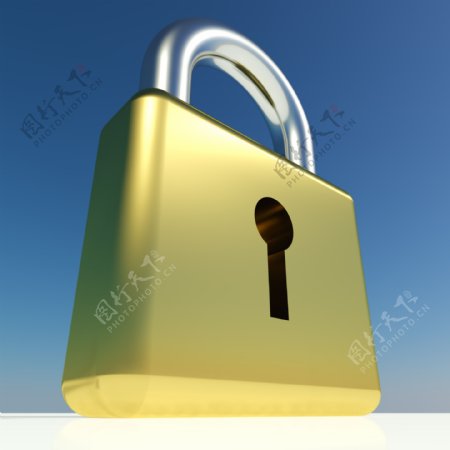 大锁显示安全保护和安全