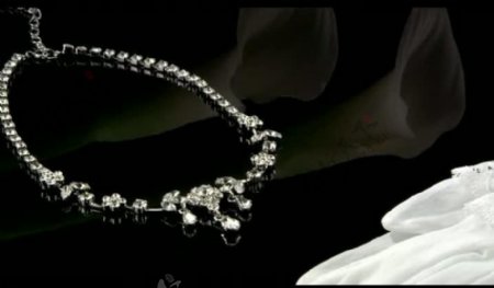 水晶项链首饰视频图片