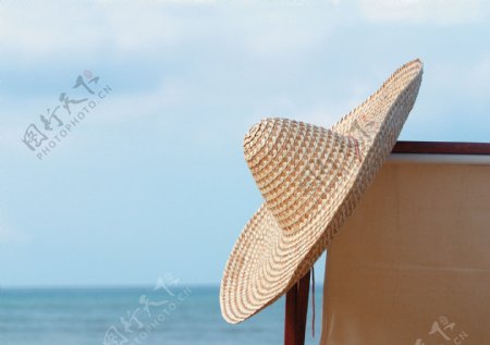 夏日气息海星海边阳光花夏日用品水风景帽子鞋子沙滩旅游
