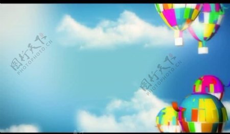 气球背景视频素材图片