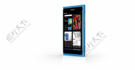 诺基亚N9手机蓝色图片