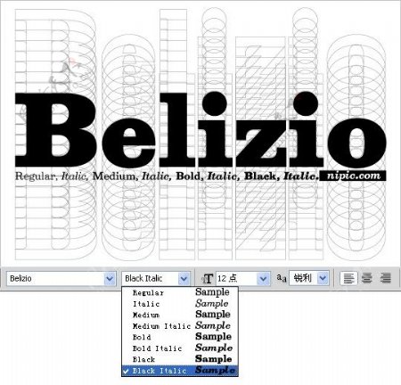 Belizio系列字体下载
