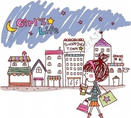女生的生活GirlsLife逛街购物图片