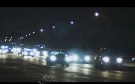 公路夜景视频素材