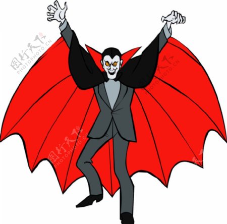 红色翅膀的蝙蝠怪物卡图片
