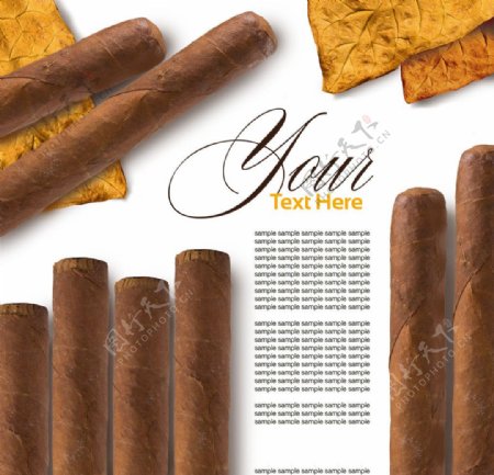 古巴雪茄广告图片