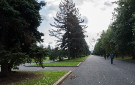 莫斯科城市绿化景观图片