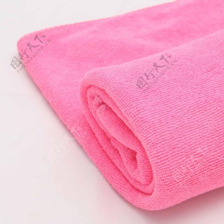 粉色毛巾图片