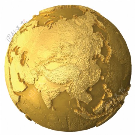 金色地球图片