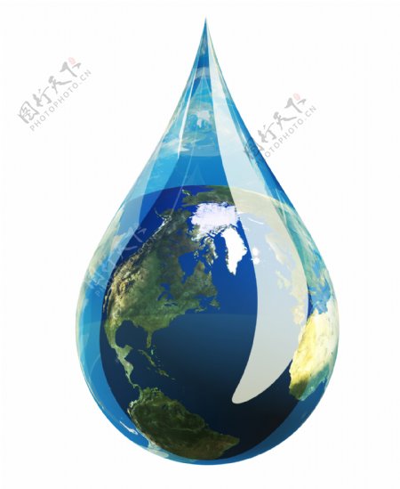 地球水滴图片