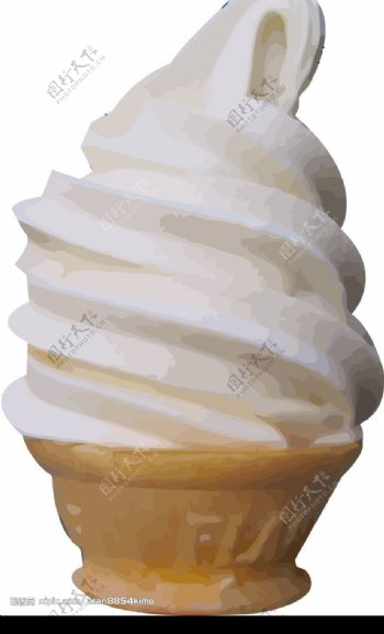 矢量霜淇淋图片