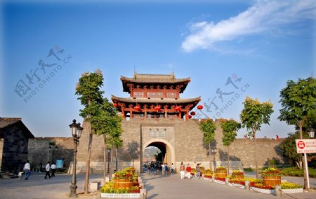赣州古城墙图片