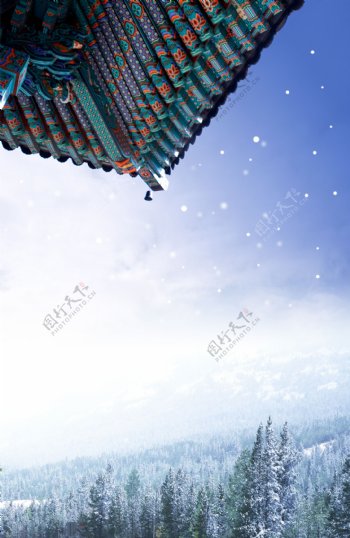 北国雪景图片