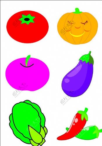 矢量蔬菜水果图片