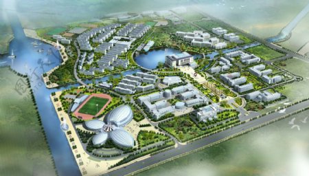 上海海事大学临港新校区效果图图片