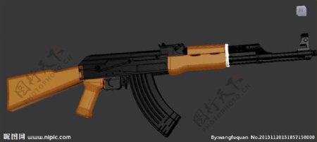 AK47精模图片