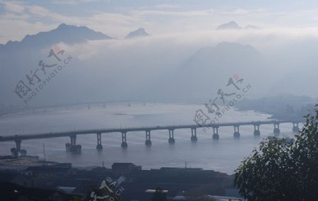 楠溪江大桥图片