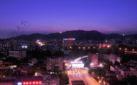 广州天河夜景图片