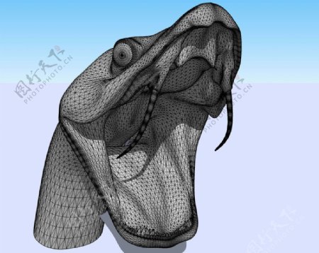眼镜蛇3D模型图片