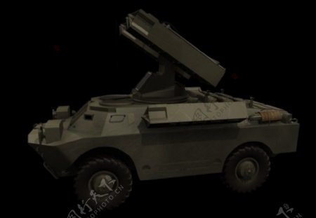 3D火箭炮模型图片