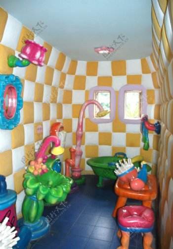 儿童乐园浴室图片