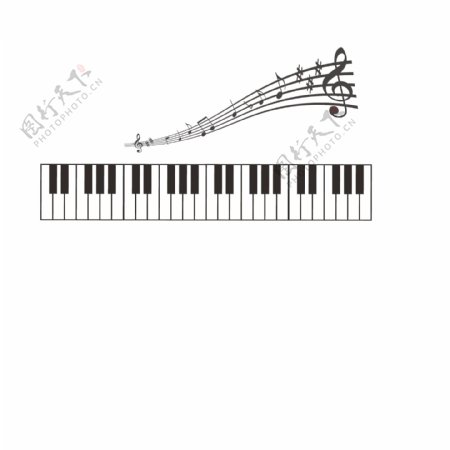 钢琴键钢琴键盘图片