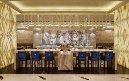 杭州JW万豪酒店日式餐厅图片