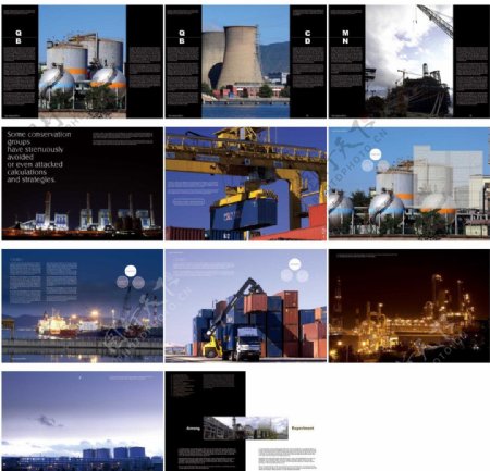 重工业企业画册图片
