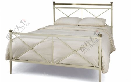 金属床床床垫床单图片