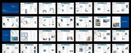 电子企业产品画册图片