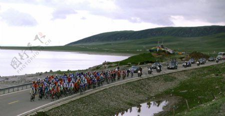 自行车环湖赛青海图片