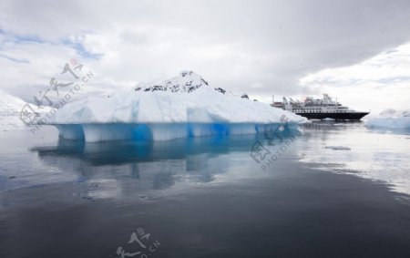 南极冰川美景图片