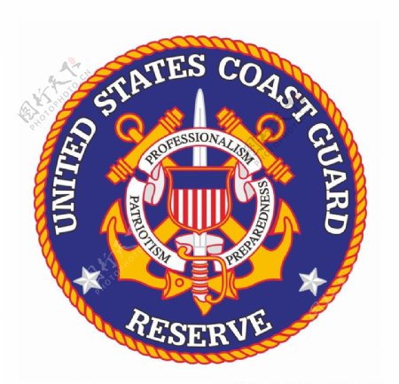 美国海岸警卫队标志图片