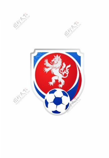 世界部分国家足球队队徽之捷克图片