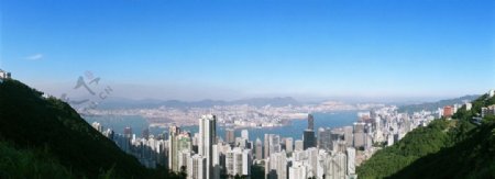 香港维港俯瞰图片