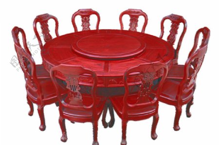 红木家具餐桌图片