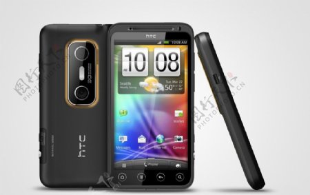 HTCEVO3D手机高清图广告图图片
