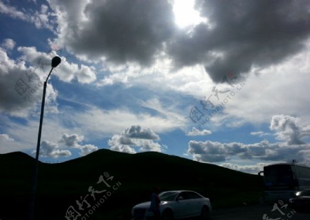 赤峰草原的云图片