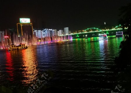 柳江夜色图片