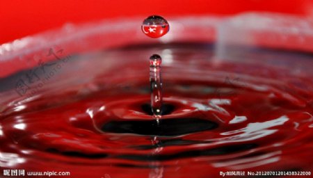 红色水滴图片