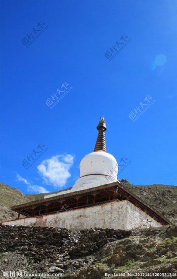 西藏喇嘛塔图片
