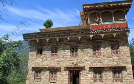 丹巴藏族民房图片