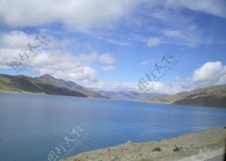 羊湖图片