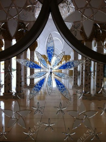 沙迦清真寺水晶玻璃图片