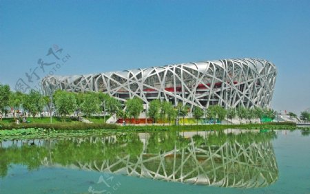 北京奥运鸟巢体育馆图片