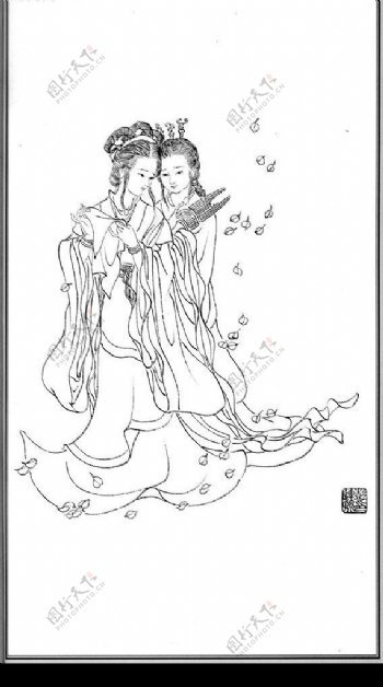 中国神话人物056娥皇女英图片