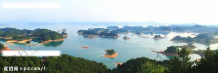 千岛湖风光梅峰观岛图片