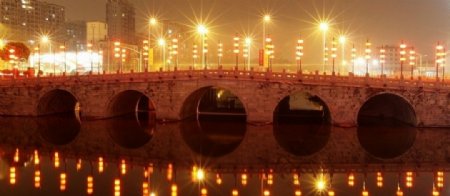 南京通济门桥夜景图片