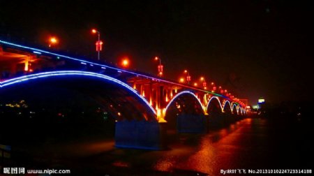 湘潭一大桥风光图片